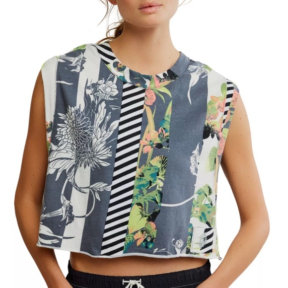 NWT FP Movement Women's Inspire Printed Tank - Picture 3 of 6